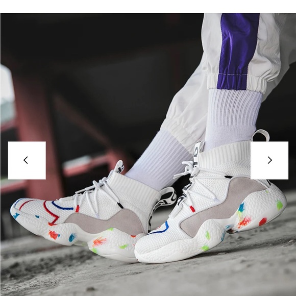 TFSD white athletic high tops size 11 EUR 44 - Picture 2 of 10